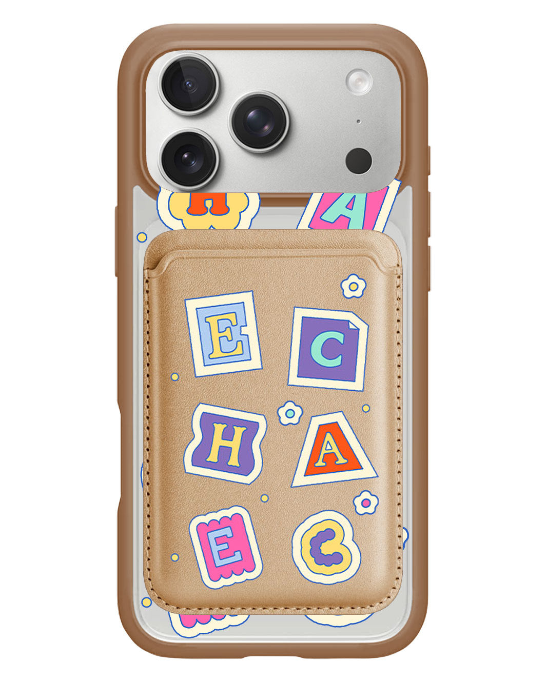 iPhone Magnetic Wallet Case - Adorable Monogram 3.0