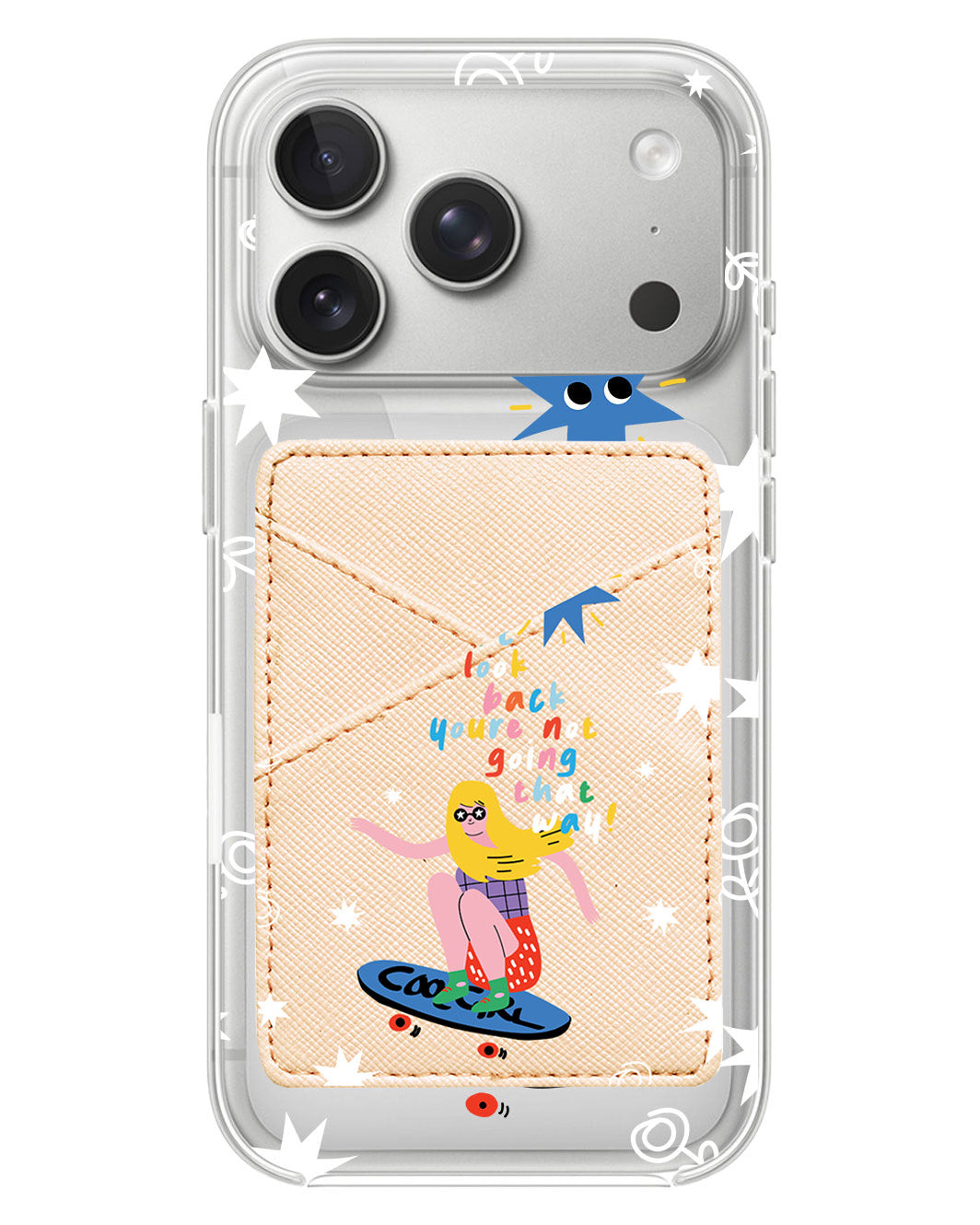 iPhone Phone Wallet Case - Keep Moving