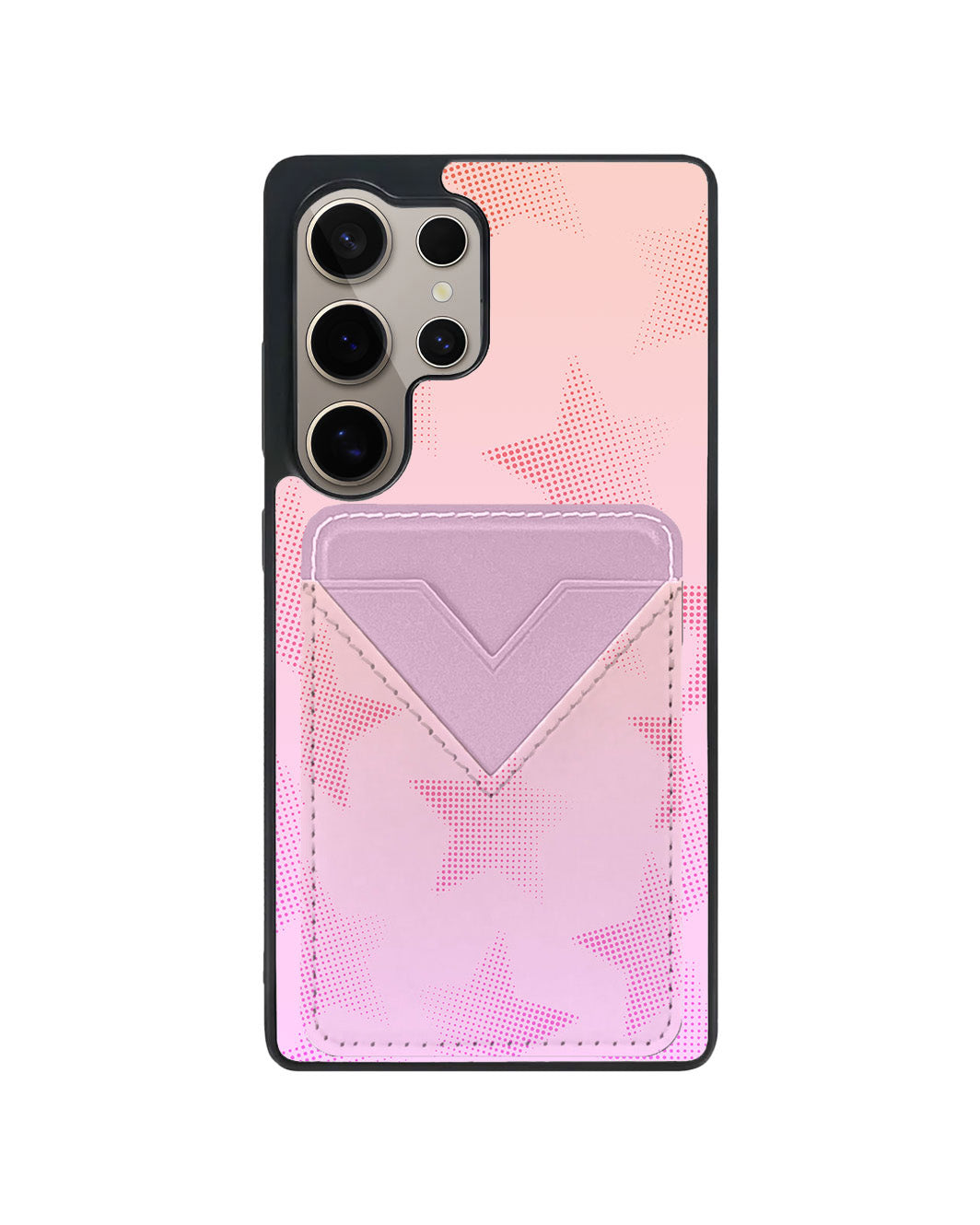 Android Avant Wallet Case - Pink Star