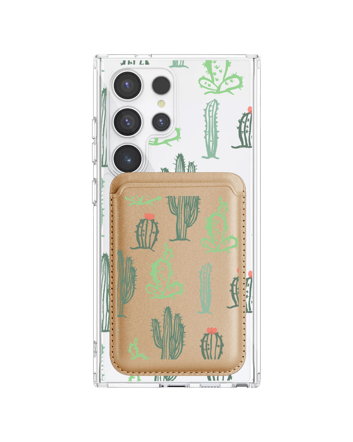 Android Magnetic Wallet Case - Cactus