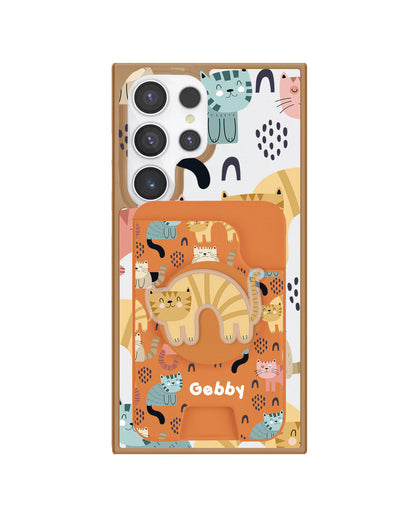 Android Magpop Wallet - Rainbow Meow
