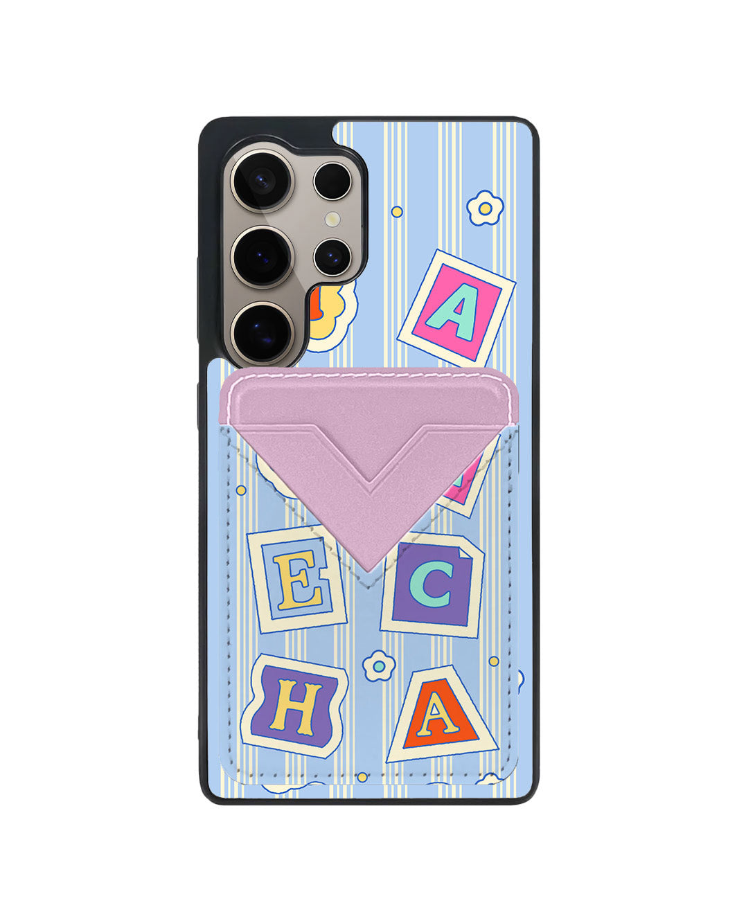 Android Avant Wallet Case - Adorable Monogram 3.0
