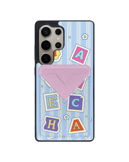 Android Avant Wallet Case - Adorable Monogram 3.0