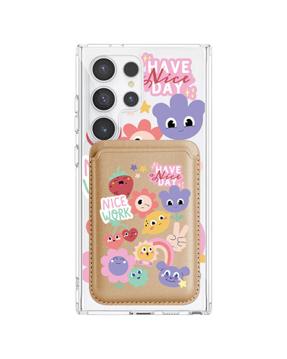 Android Magnetic Wallet Case - Garden Party