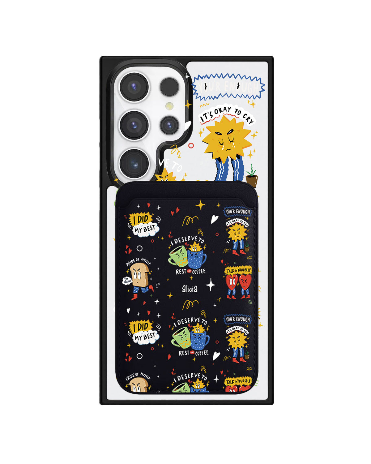 Android Magnetic Wallet Case - Selfless Love 3