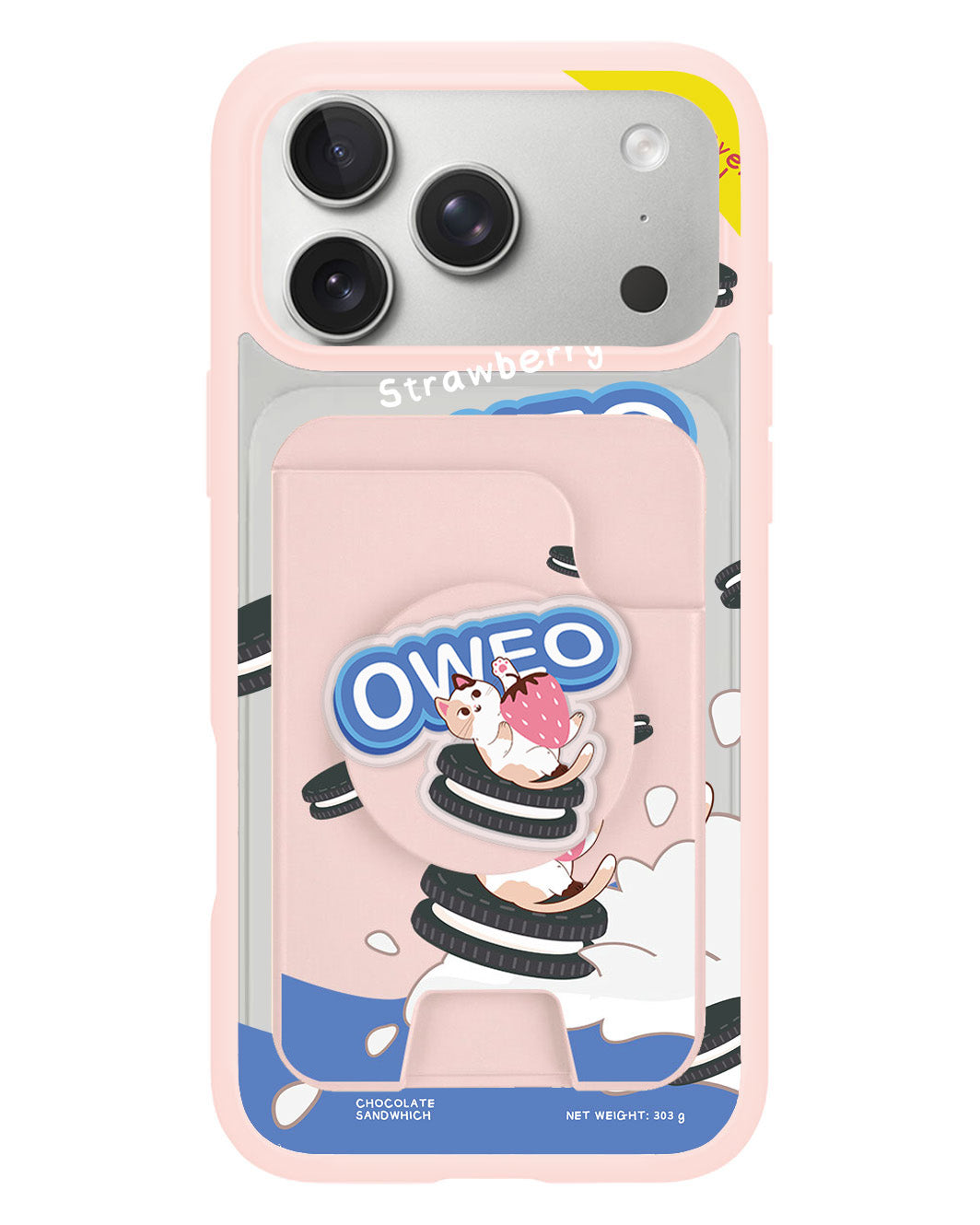 iPhone Magpop Wallet - Oweo Cat