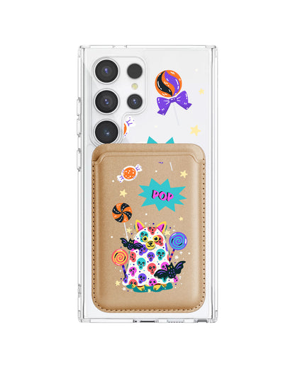 Android Magnetic Wallet Case - Puppy Monster