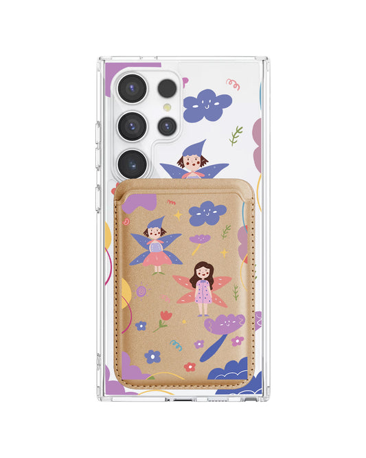 Android Magnetic Wallet Case - Fairy Pattern