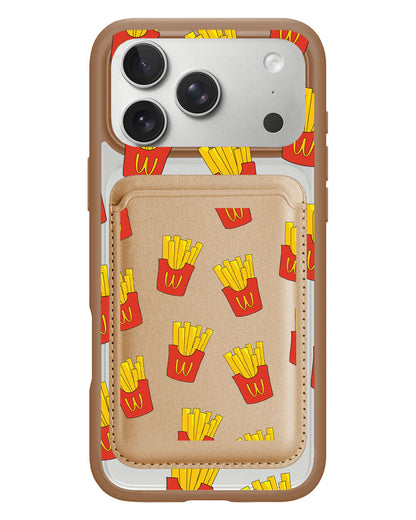 iPhone Magnetic Wallet Case - Fries