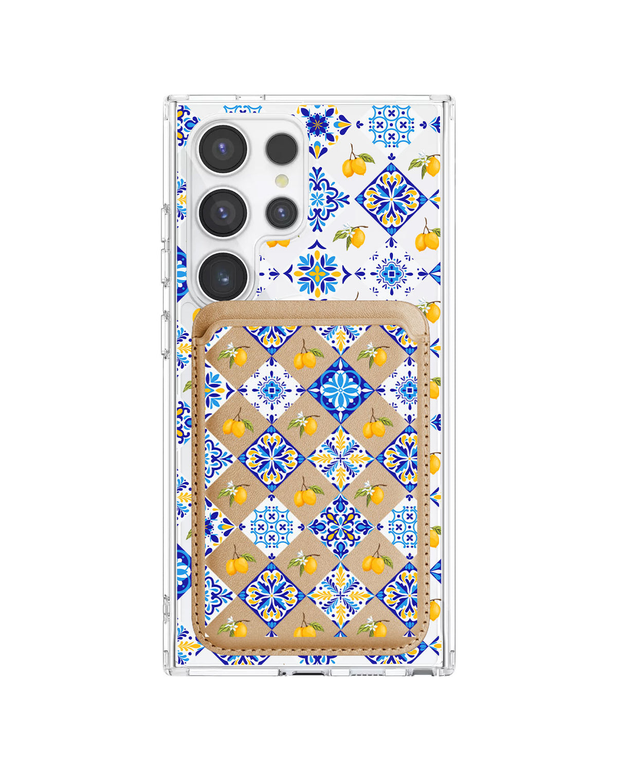 Android Magnetic Wallet Case - Majolica Tuscany