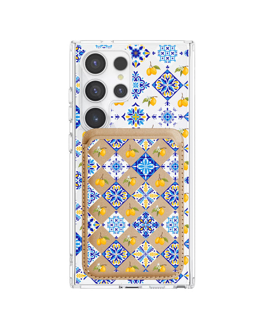 Android Magnetic Wallet Case - Majolica Tuscany
