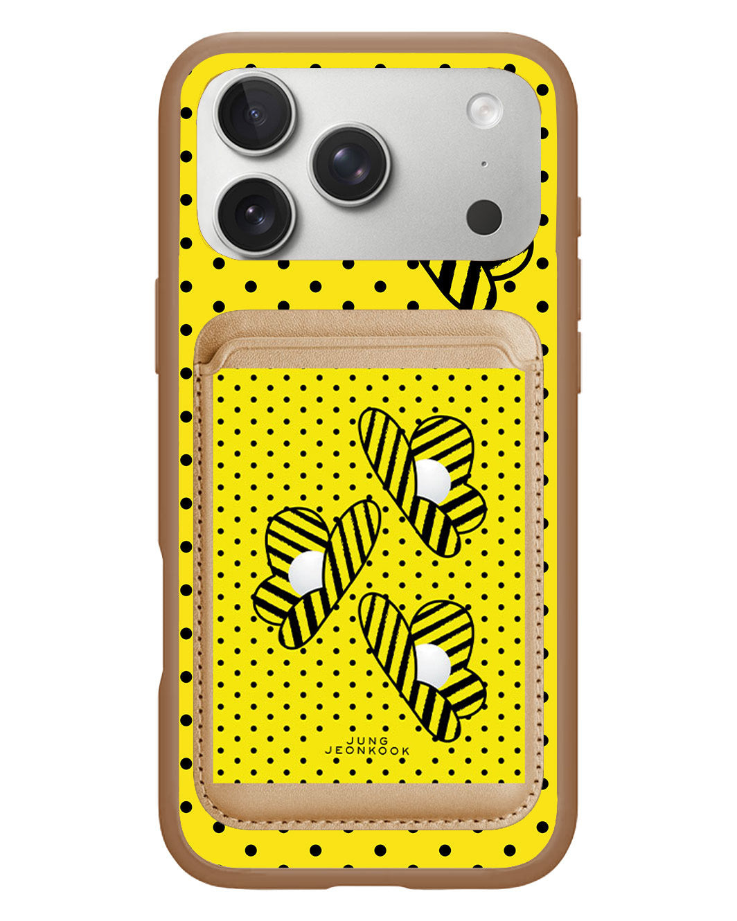 iPhone Magnetic Wallet Case - Honey
