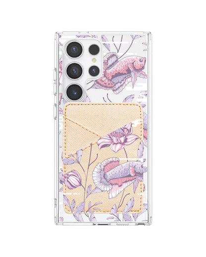 Android Phone Wallet Case - Fish & Floral 1.0