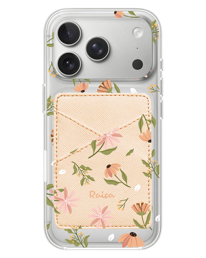 iPhone Phone Wallet Case - Cosmos Flower