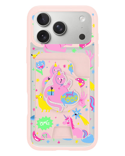 iPhone Magpop Wallet - Monster Say Good Mood