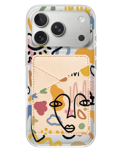 iPhone Phone Wallet Case - Abstract 4.0