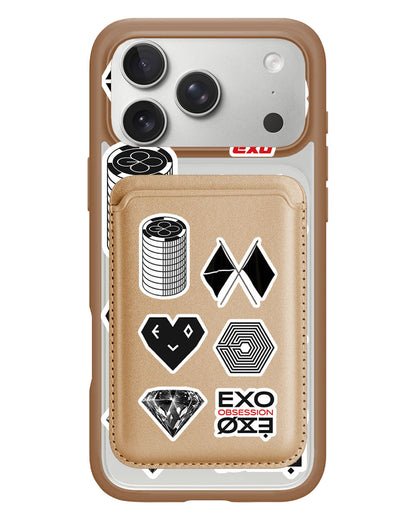 iPhone Magnetic Wallet Case - EXO Sticker Pack