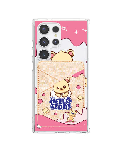 Android Phone Wallet Case - Hello Teddy 2.0
