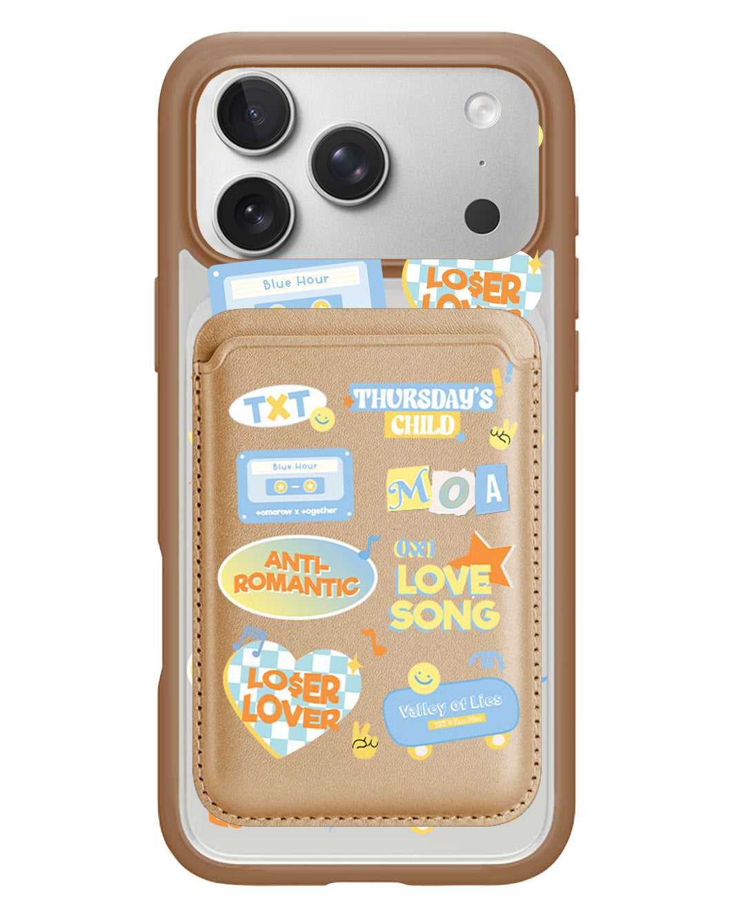 iPhone Magnetic Wallet Case - TXT Sticker Pack