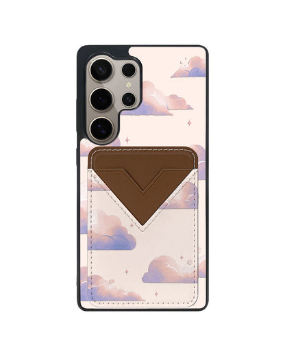 Android Avant Wallet Case - Pastel Clouds