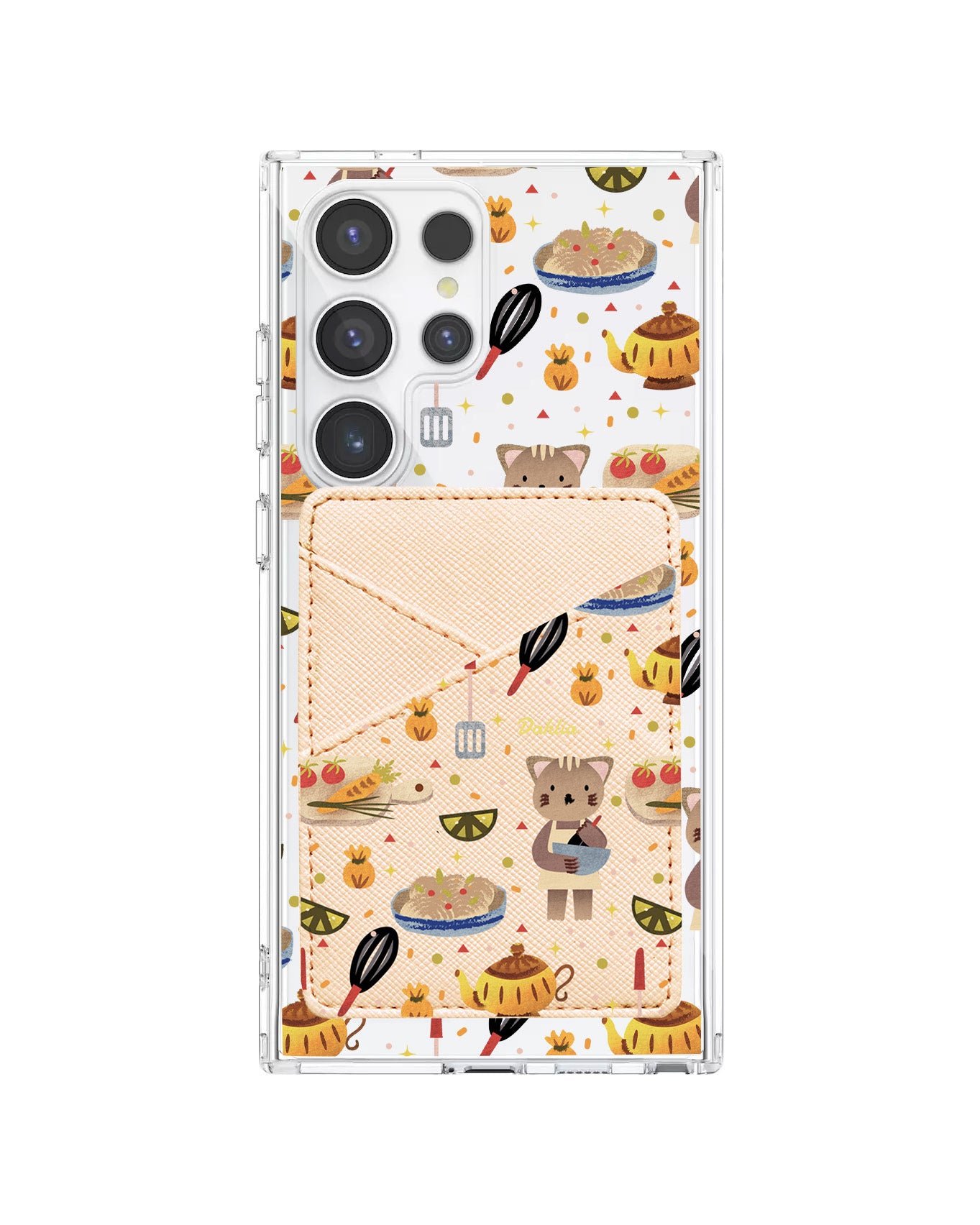 Android Phone Wallet Case - Cooking Cat