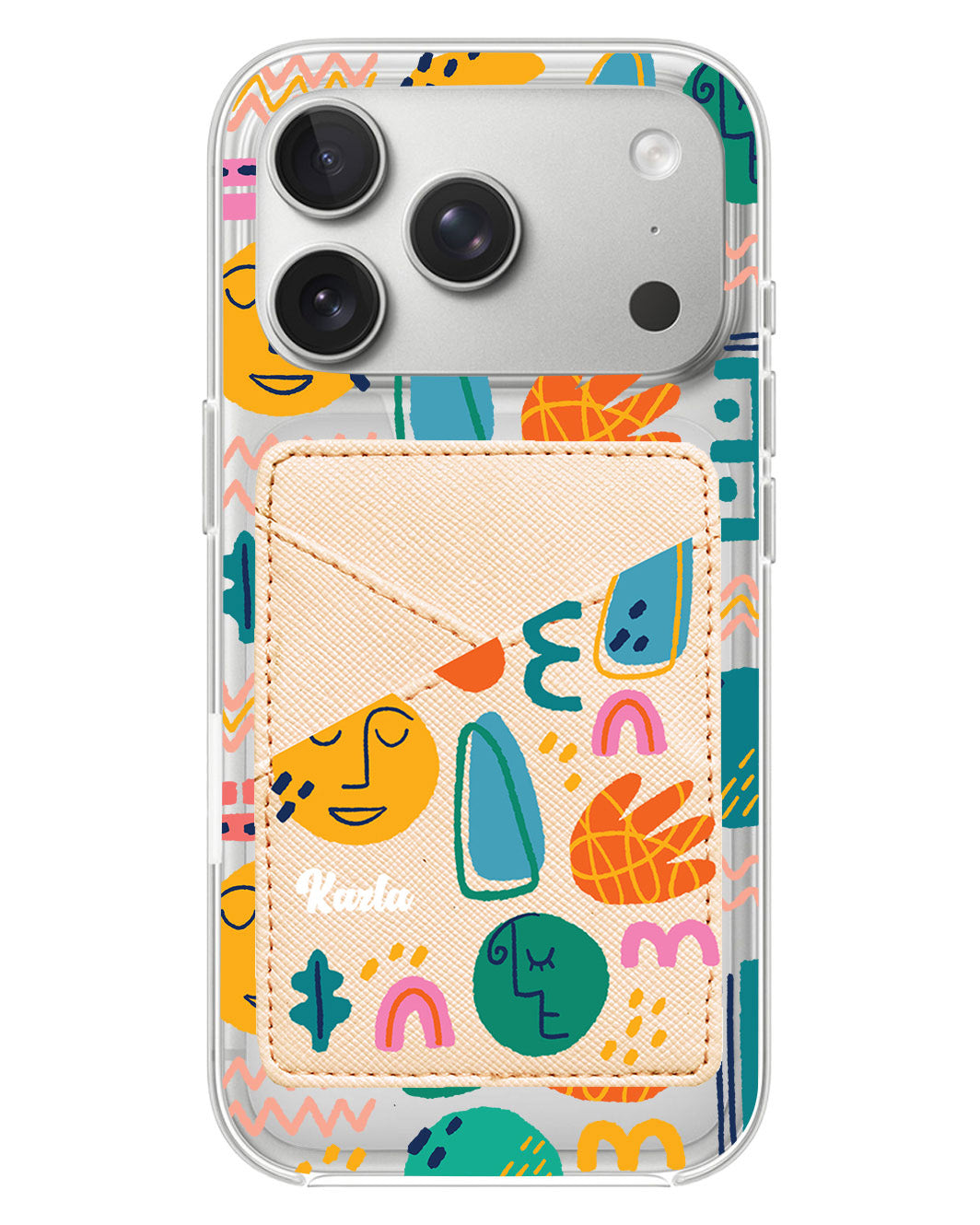 iPhone Phone Wallet Case - Silent Art