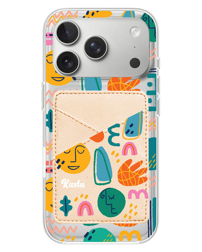 iPhone Phone Wallet Case - Silent Art