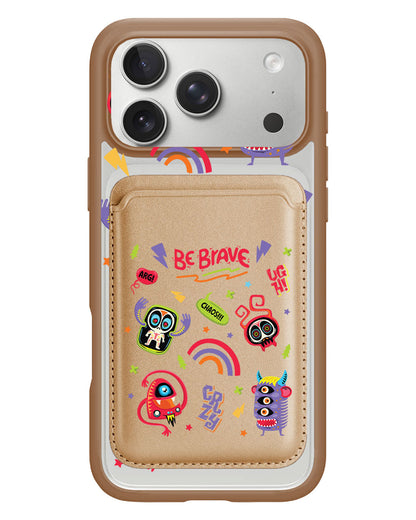 iPhone Magnetic Wallet Case - Baby Monster
