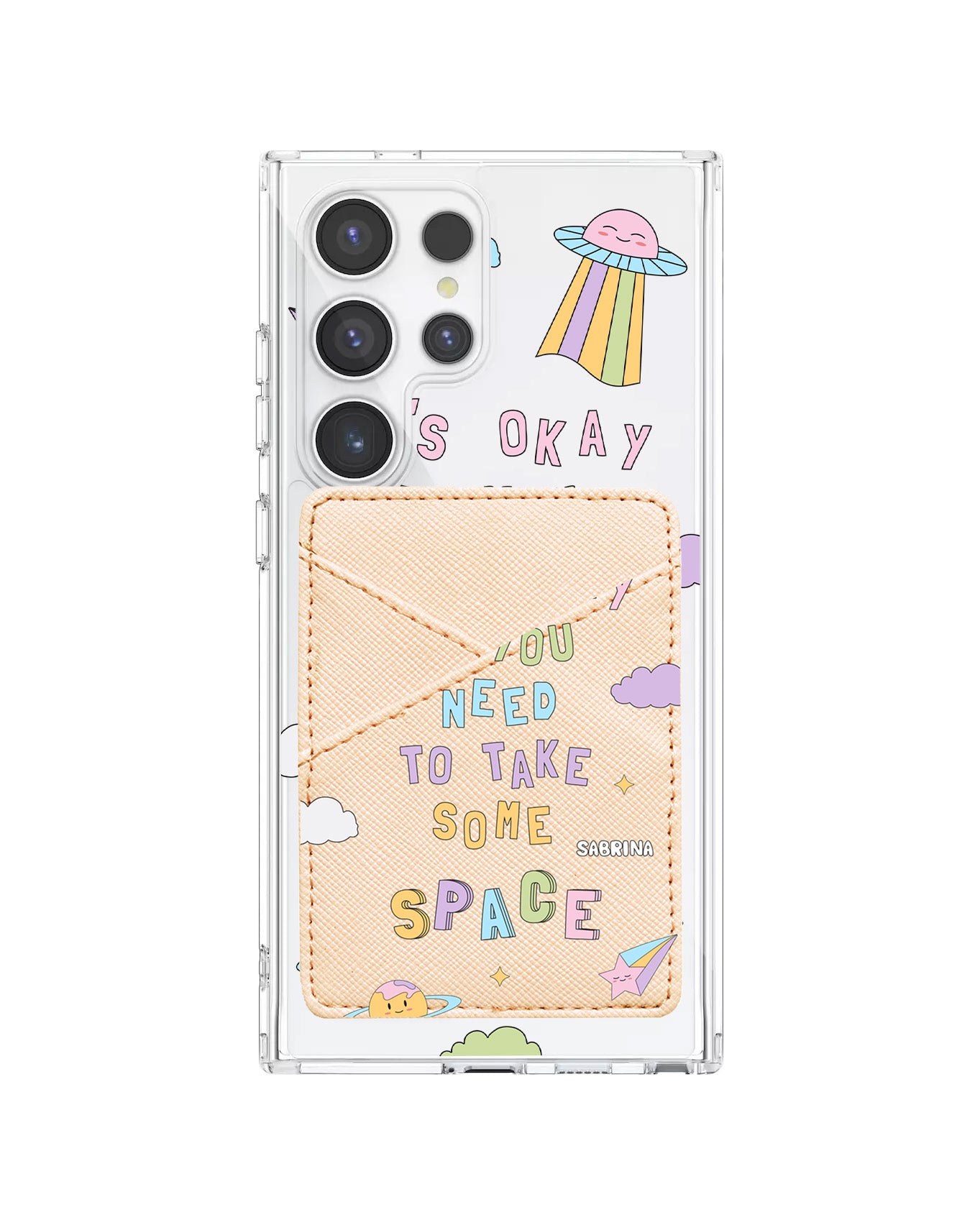 Android Phone Wallet Case - Space