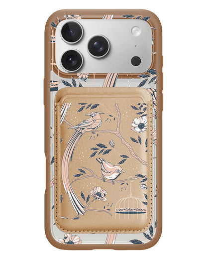 iPhone Magnetic Wallet Case - Lovebird 2.0