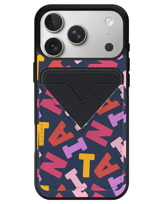 iPhone Avant Wallet Case - Scattered Monogram 1.0