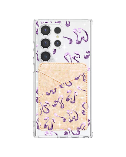Android Phone Wallet Case - Chrome Monogram 4.0