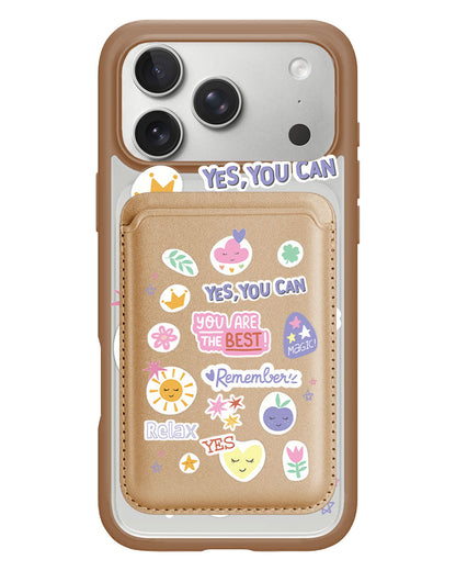 iPhone Magnetic Wallet Case - You Are The Best 2.0