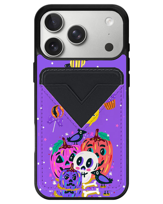 iPhone Avant Wallet Case - Pumpkins Monster