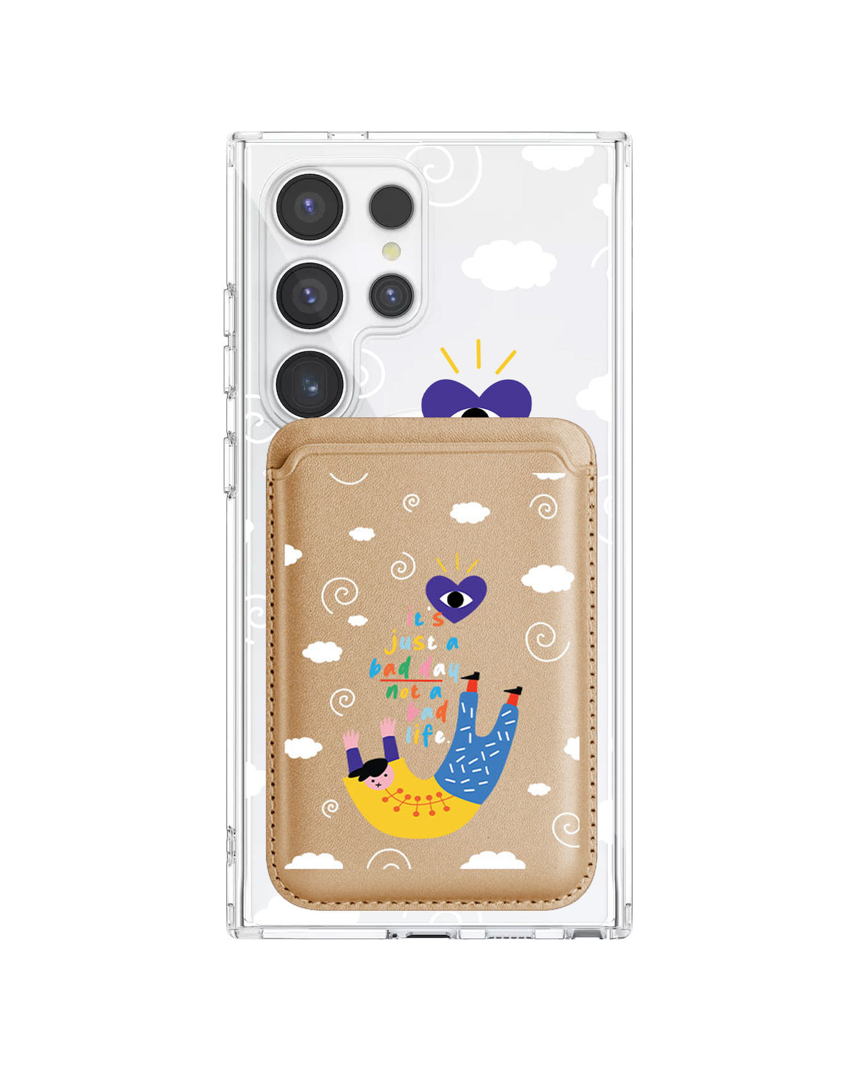Android Magnetic Wallet Case - Bad Day
