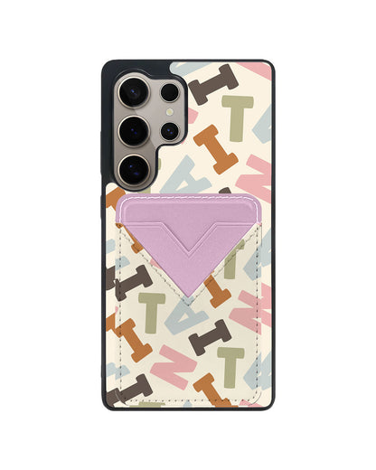 Android Avant Wallet Case - Scattered Monogram 4.0