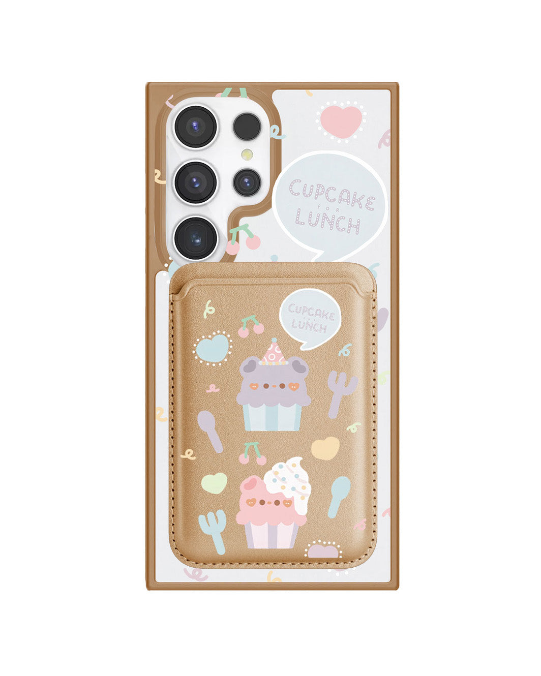 Android Magnetic Wallet Case - Cupcake
