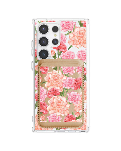 Android Magnetic Wallet Case - January Carnation