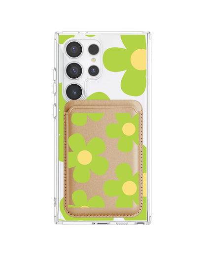 Android Magnetic Wallet Case - Daisy Bloom