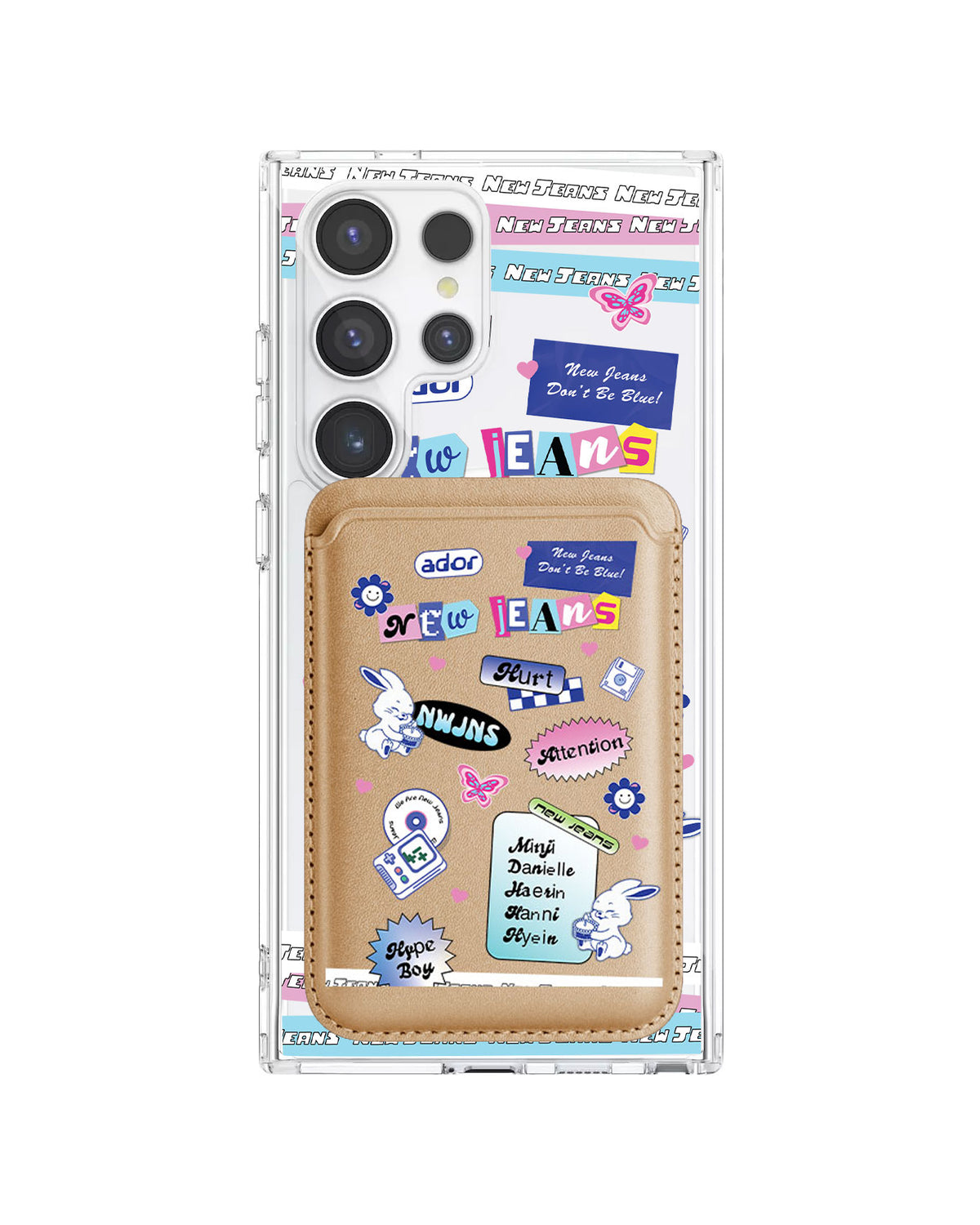 Android Magnetic Wallet Case - New Jeans Sticker