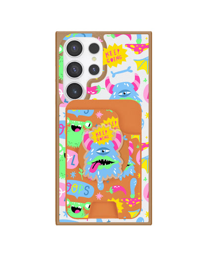 Android Magpop Wallet - Monster Say Keep Going