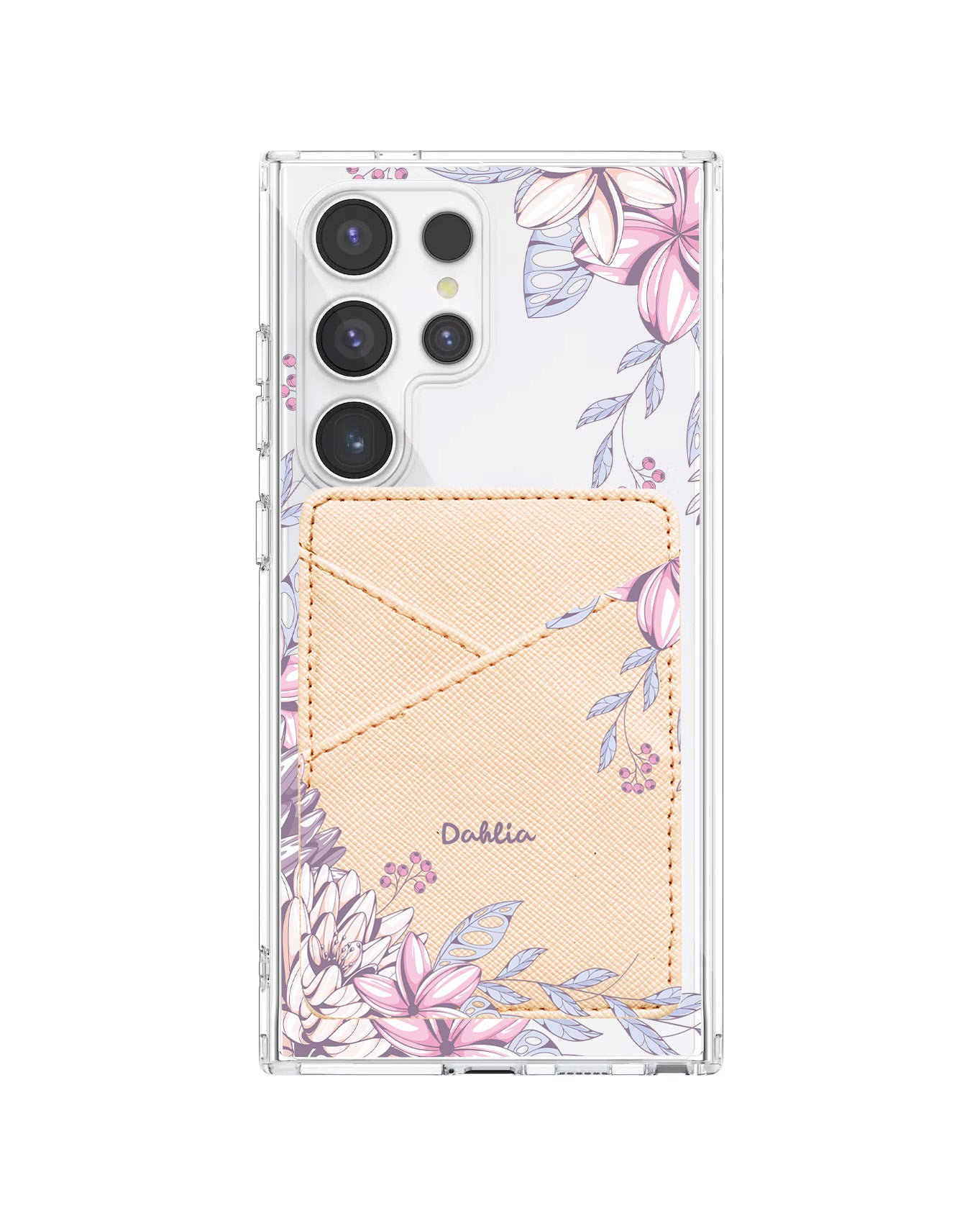Android Phone Wallet Case - Dahlia