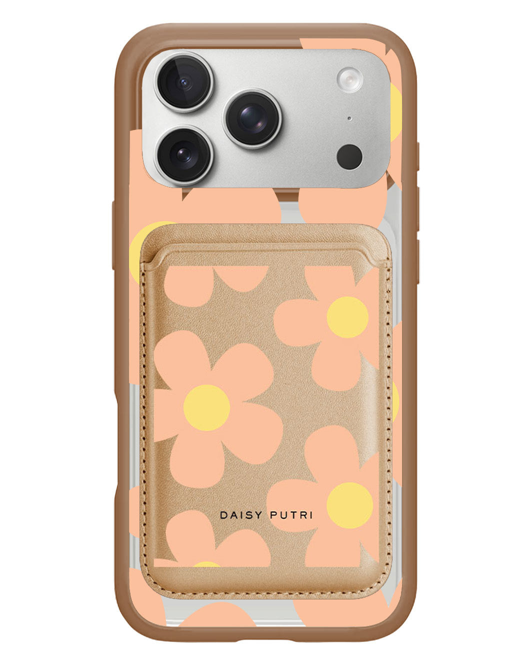 iPhone Magnetic Wallet Case - Daisy Love