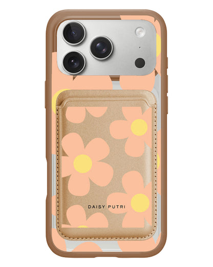 iPhone Magnetic Wallet Case - Daisy Love