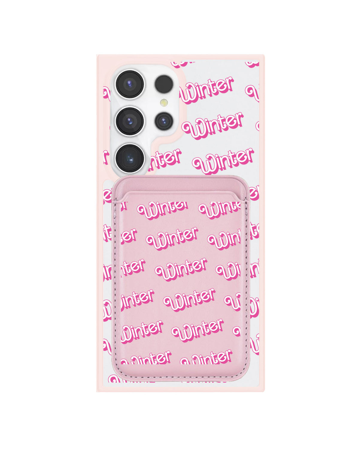 Android Magnetic Wallet Case - Barbie Monogram