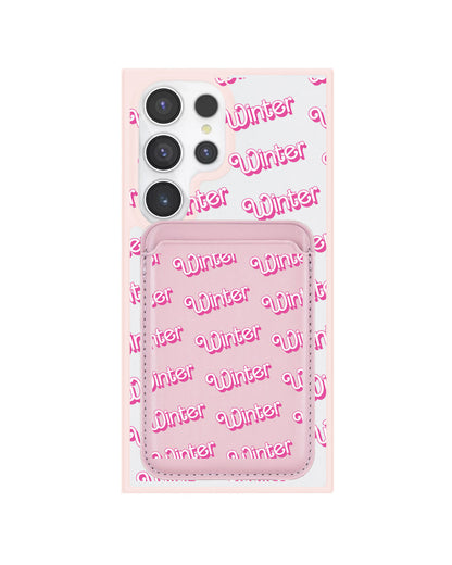 Android Magnetic Wallet Case - Barbie Monogram
