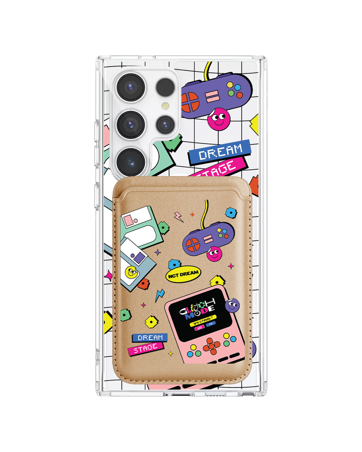Android Magnetic Wallet Case - NCT Glitch Mode