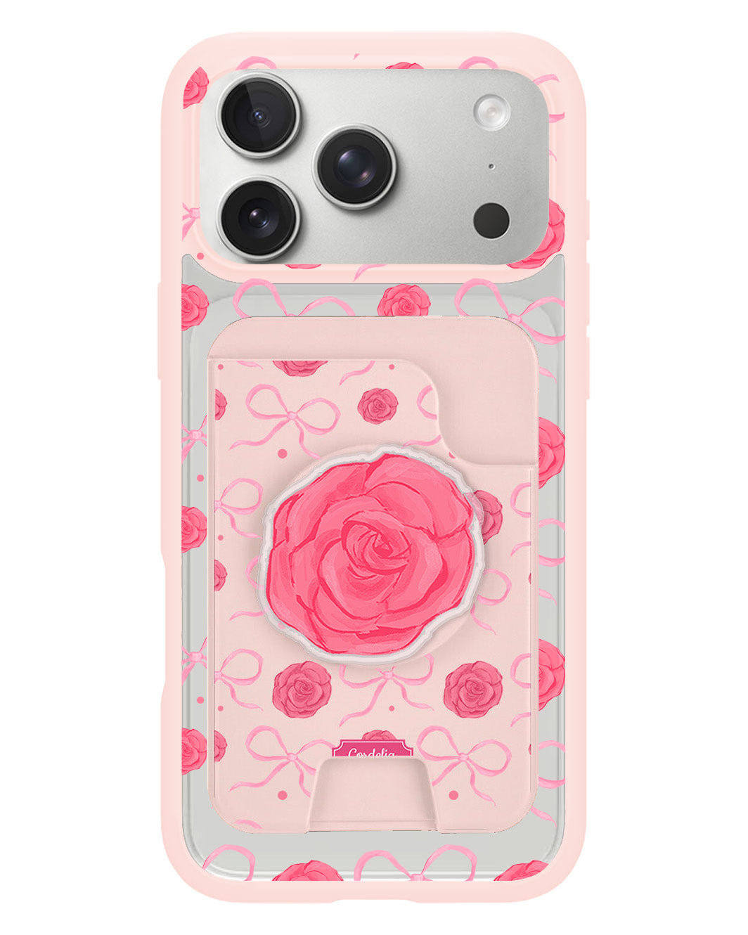 iPhone Magpop Wallet - Coquette Rose
