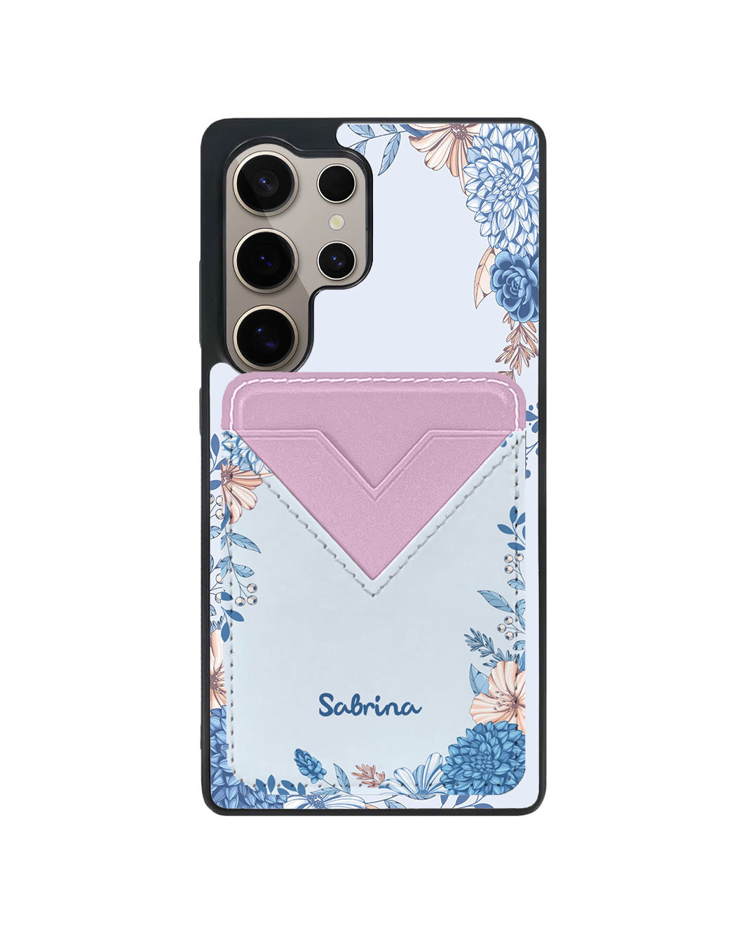 Android Avant Wallet Case - Blue Florals