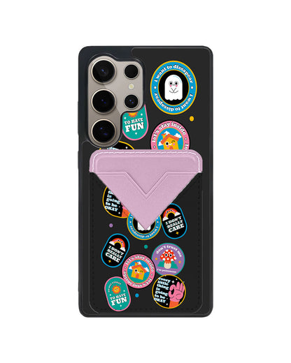 Android Avant Wallet Case - Monster Sticker Pack
